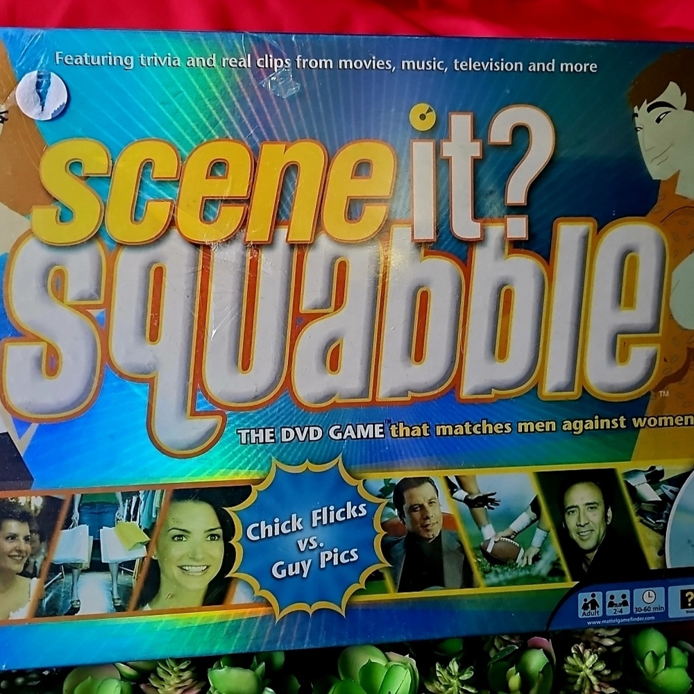New Sealed Box Mattel Scene It? Squabble Game - DVD